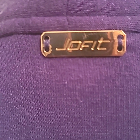 EUC JoFit Blue Cardigan Size Medium - Picture 4 of 4